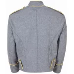 Mens Grey Civil War Shell Jacket Virginia Richmond Depot Grey webp