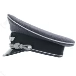 WW GERMAN Luftwaffe blue wool OFFICERS VISOR CAP webp