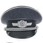 WW GERMAN Luftwaffe blue wool OFFICERS VISOR CAP webp