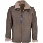 leather sheepskin flying jacket antique anton p medium webp