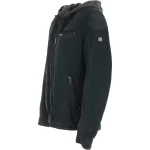 nubuck leather bomber jacket with removable hood navy trapper hoody p image webp