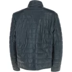 trapper leather jacket vin blue massimo p image webp