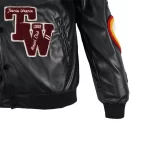 Hottest Models Men's Varsity Leather Jacket Custom Embroidery Chenille Patch Jacket