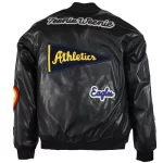 Hottest Models Men's Varsity Leather Jacket Custom Embroidery Chenille Patch Jacket